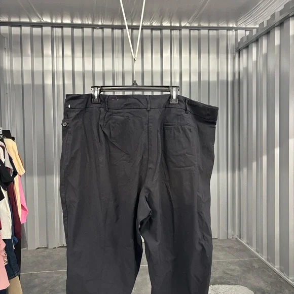 Lane Bryant Petite Black Dress Pants Button Accent Stretch 24P Rayon Nylon Blend - Picture 4 of 16